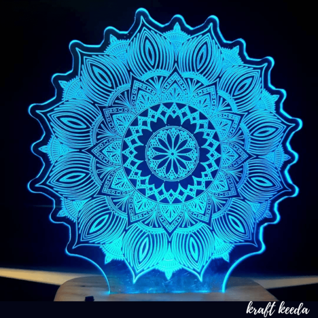 3D Mandala Night Lamp