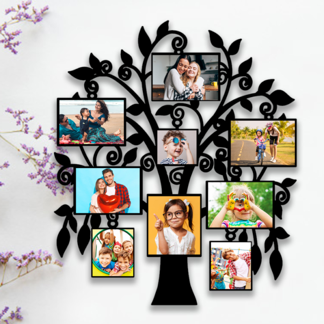 Kraft Keeda MDF Family Photo Frame