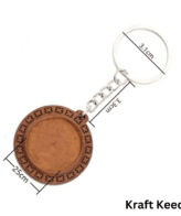 "Discover limitless creativity with our MDF keychain bases. Personalize simply for considerate gifting. Durable, versatile, and value-effective for DIY crafting."