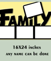 Kraft Keeda MDF Family Photo Frame